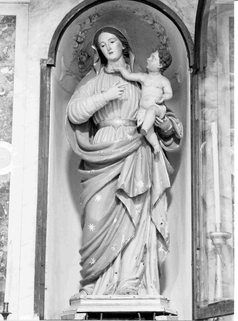 Madonna delle Grazie, Madonna con Bambino (statua) - bottega campana (inizio sec. XX)