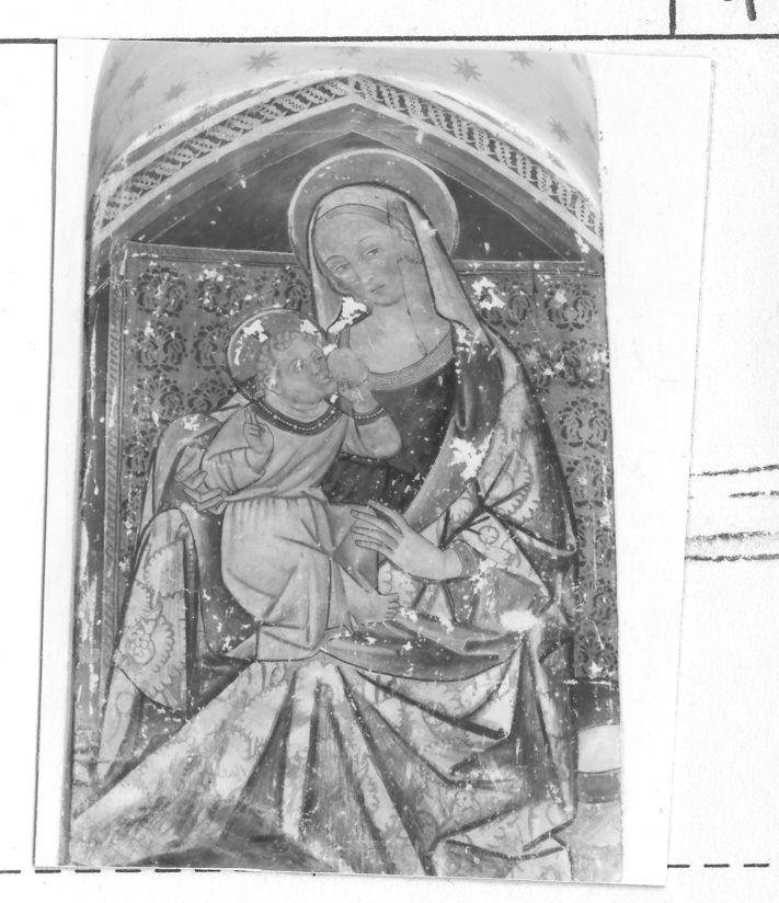 Madonna del Latte (dipinto, opera isolata) - ambito campano (inizio sec. XVI)