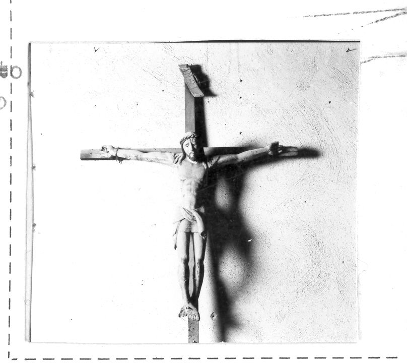 Cristo crocifisso (scultura, elemento d'insieme) - bottega campana (prima metà sec. XVII)