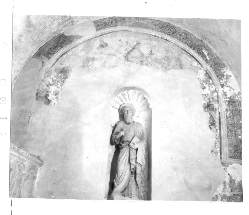 Cristo consegna le chiavi a San Pietro (dipinto) - ambito dianese (sec. XVI)