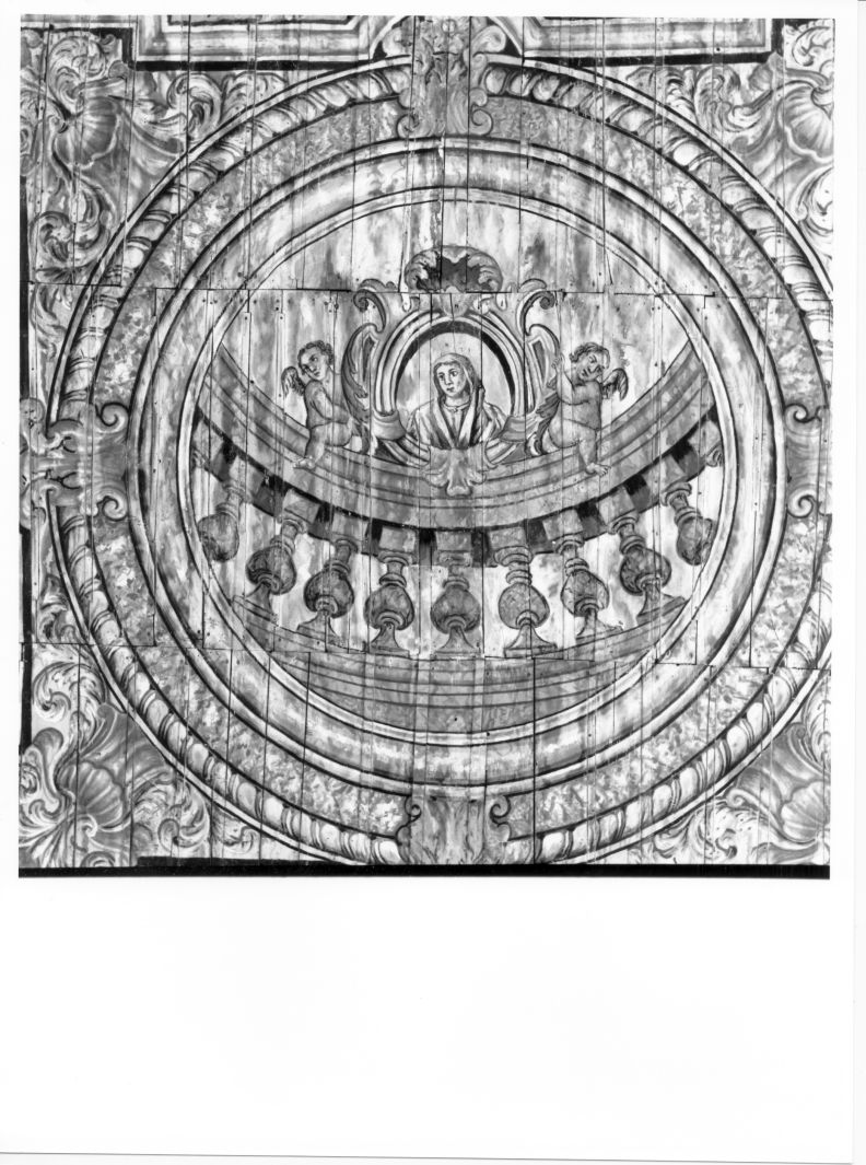 architettura illusionistica (dipinto, elemento d'insieme) di De Martino Francesco (sec. XVIII)