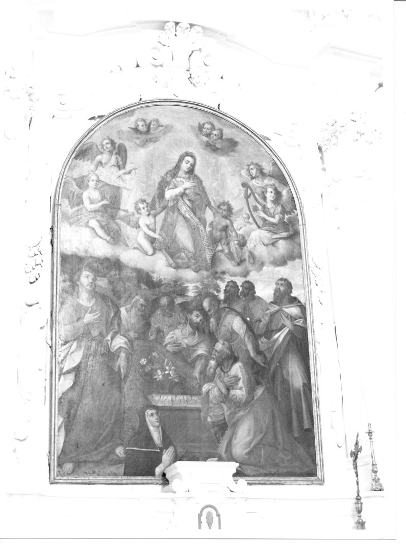 assunzione della Madonna (dipinto) di Todos Pietro (attribuito) (sec. XVI)