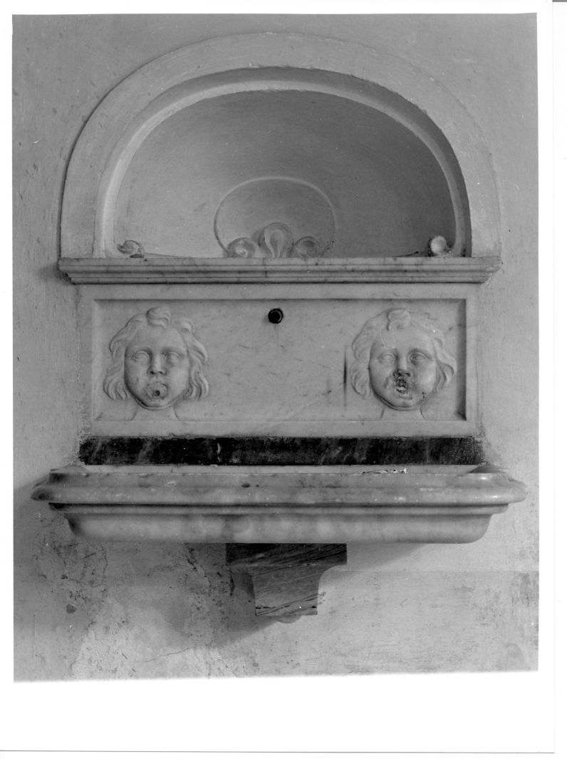 lavabo da sacrestia - bottega napoletana (prima metà sec. XIX)