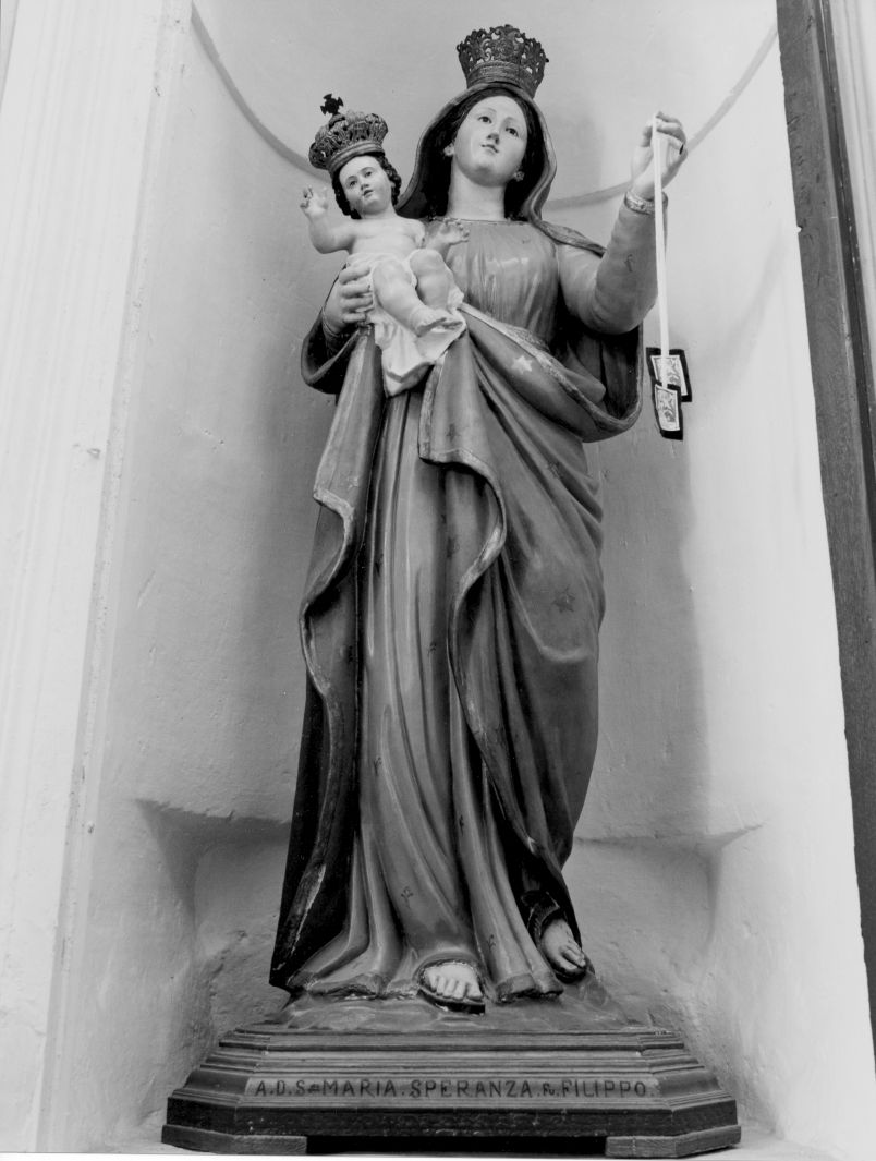 Madonna con Bambino (statua) - bottega cilentana (sec. XVIII)