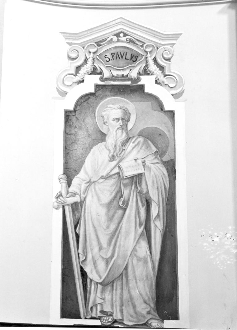 San Paolo Apostolo (dipinto, elemento d'insieme) di Formisano Vito (attribuito) (seconda metà sec. XX)