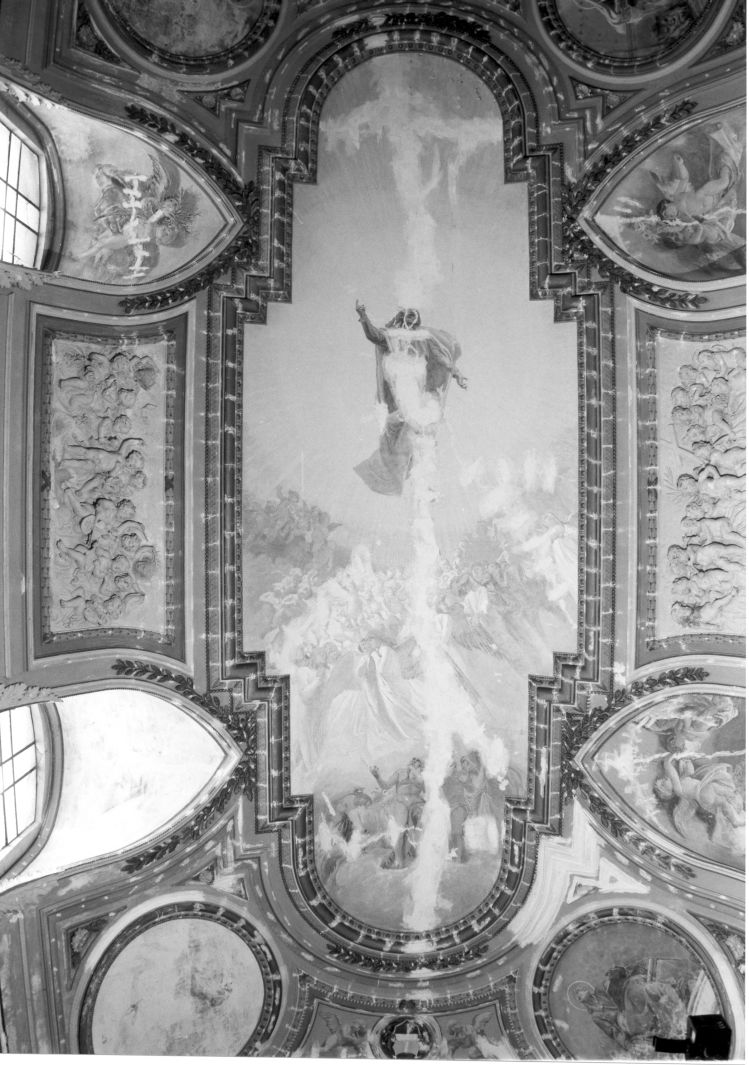 ascensione di Cristo (dipinto) di Postiglione Salvatore (attribuito) (fine/inizio secc. XIX/ XX)