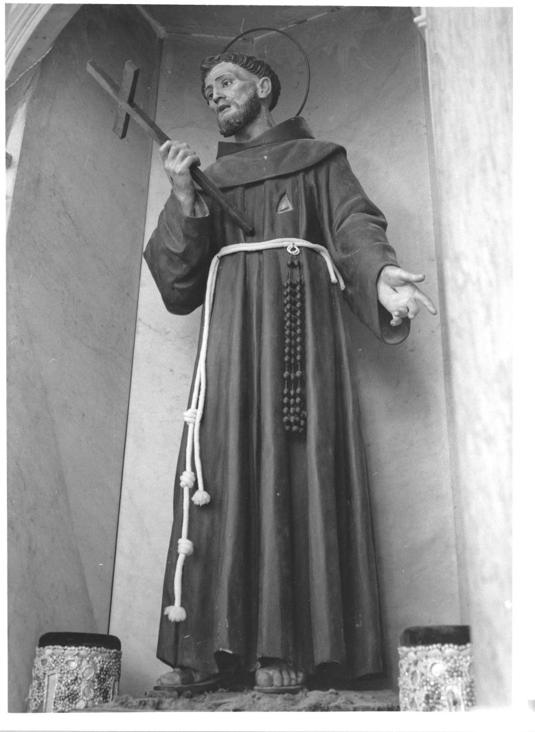San Francesco d'Assisi (statua) - bottega campana (fine sec. XIX)