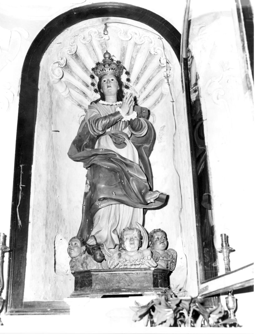 Madonna Immacolata (statua) - bottega campana (prima metà sec. XIX)