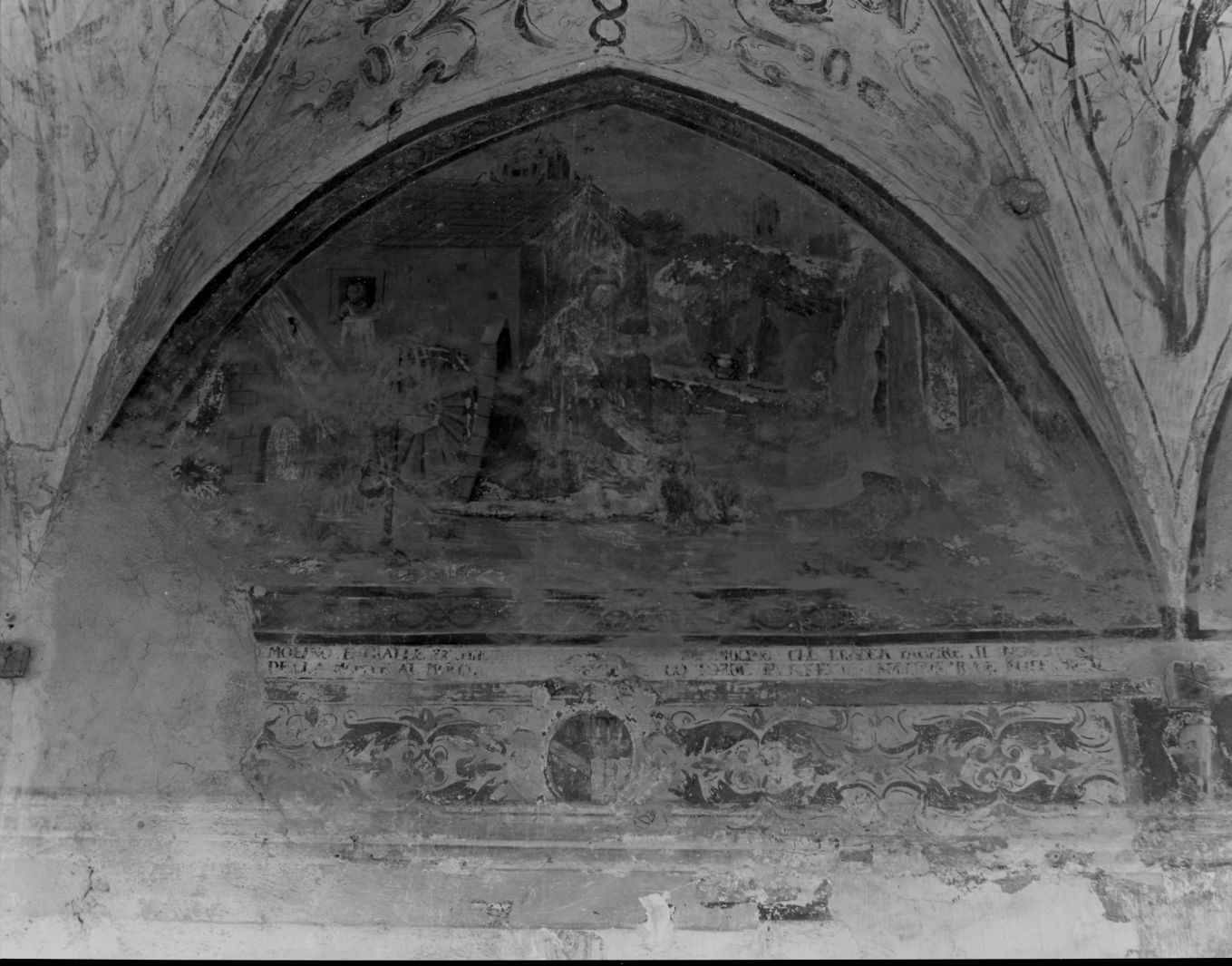episodio della vita di San Francesco d'Assisi (dipinto) - ambito campano (sec. XVI)