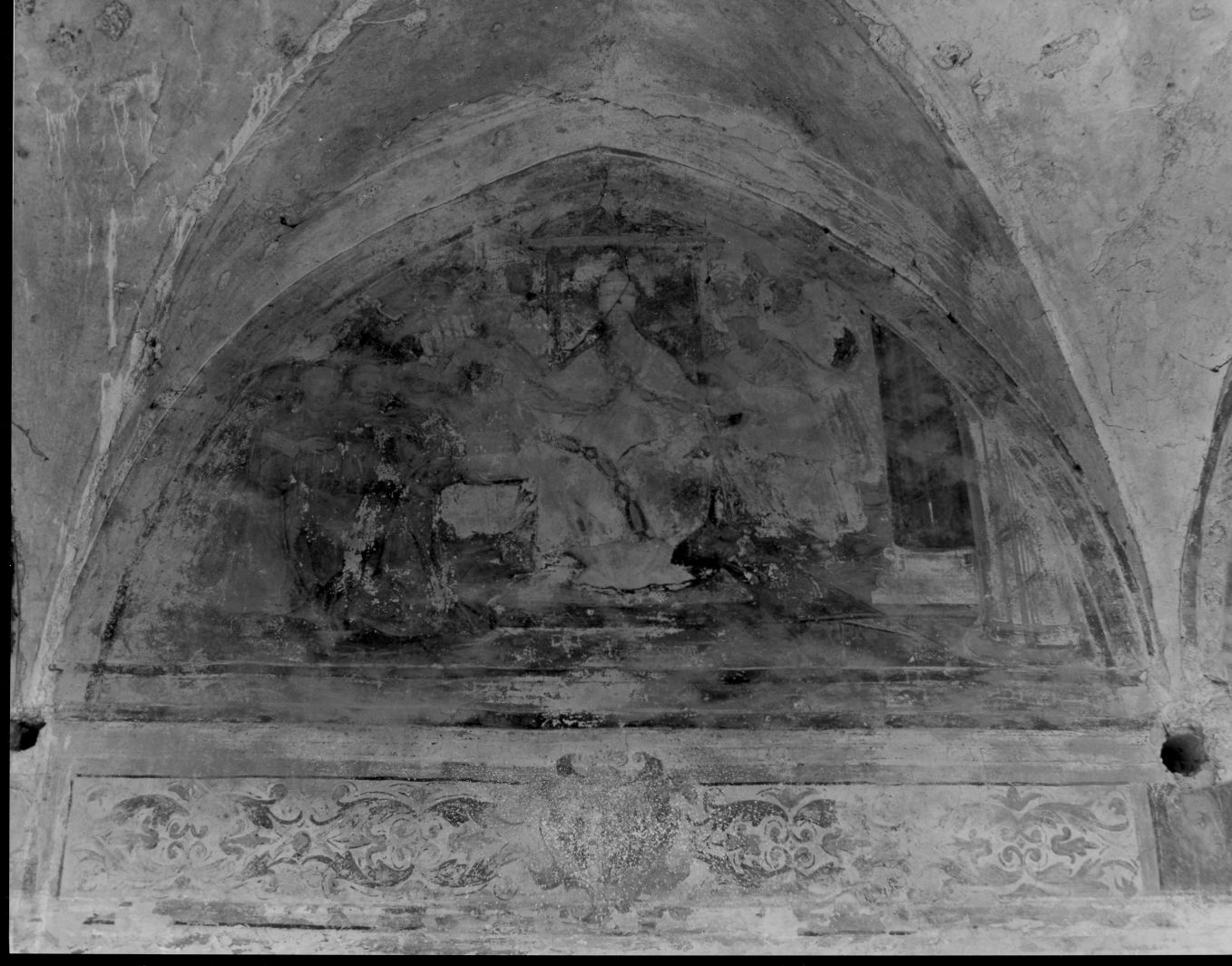 episodio della vita di San Francesco d'Assisi (dipinto) - ambito campano (sec. XVI)