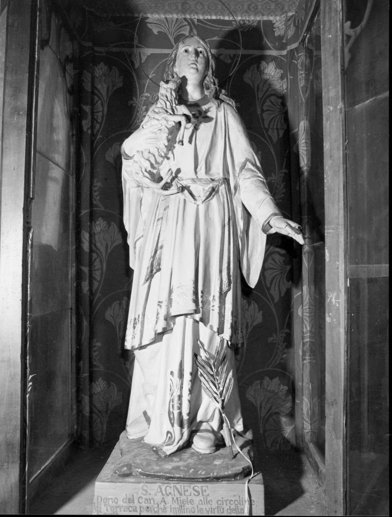 Sant'Agnese (statua) - bottega campana (sec. XIX)