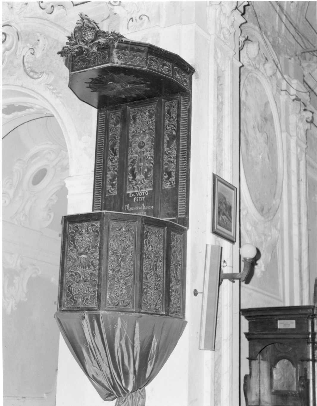 pulpito - bottega campana (prima metà sec. XVIII)