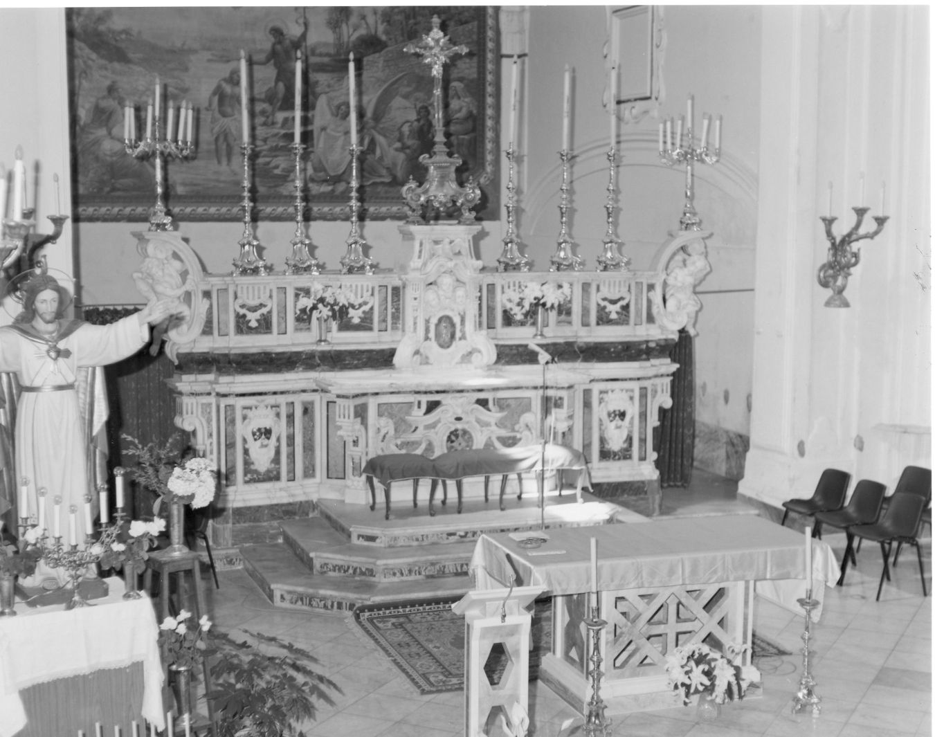 motivi decorativi (altare maggiore) - bottega campana (seconda metà sec. XVIII)