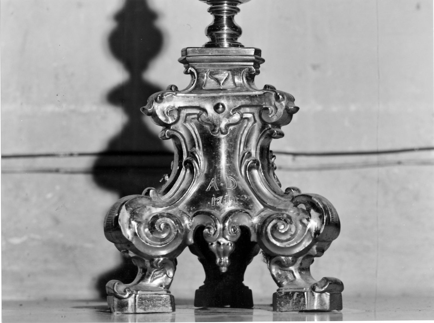candelabro, serie - bottega campana (sec. XVIII)