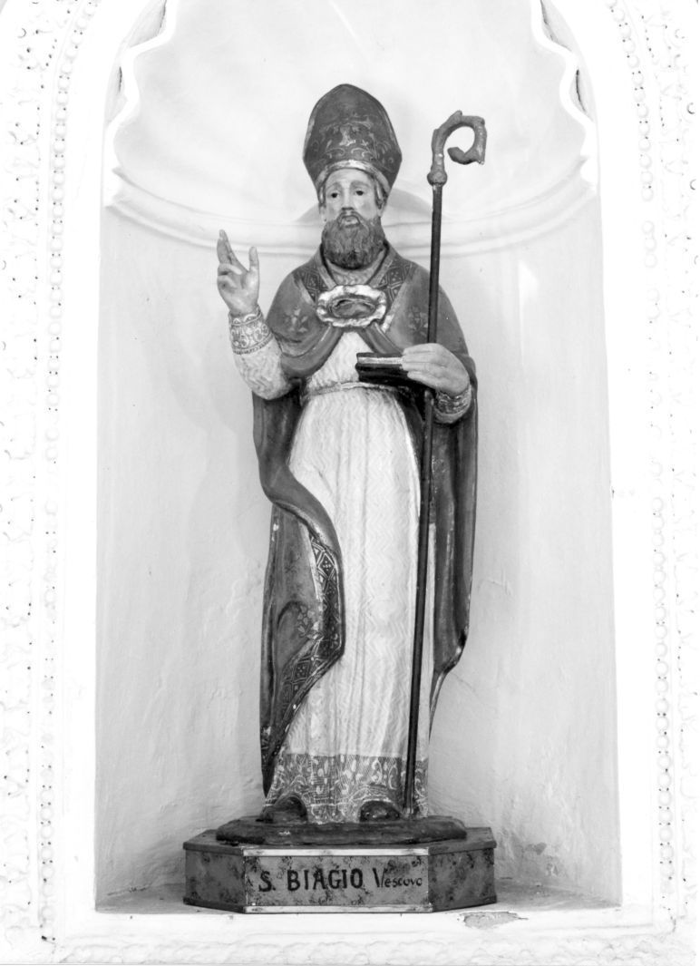 San Biagio (reliquiario - a statua) - bottega campana (sec. XVII)