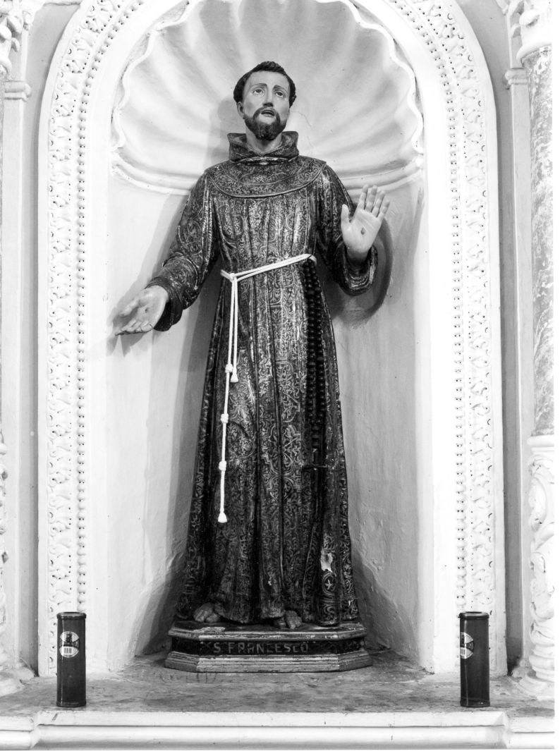 San Francesco d'Assisi (statua) - bottega campana (fine/inizio secc. XVIII/ XIX)