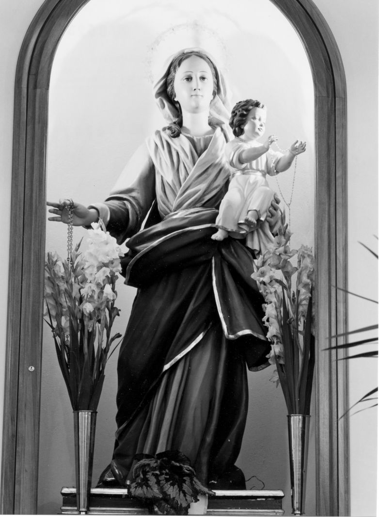 Madonna del Rosario (statua) - bottega campana (inizio sec. XVIII)