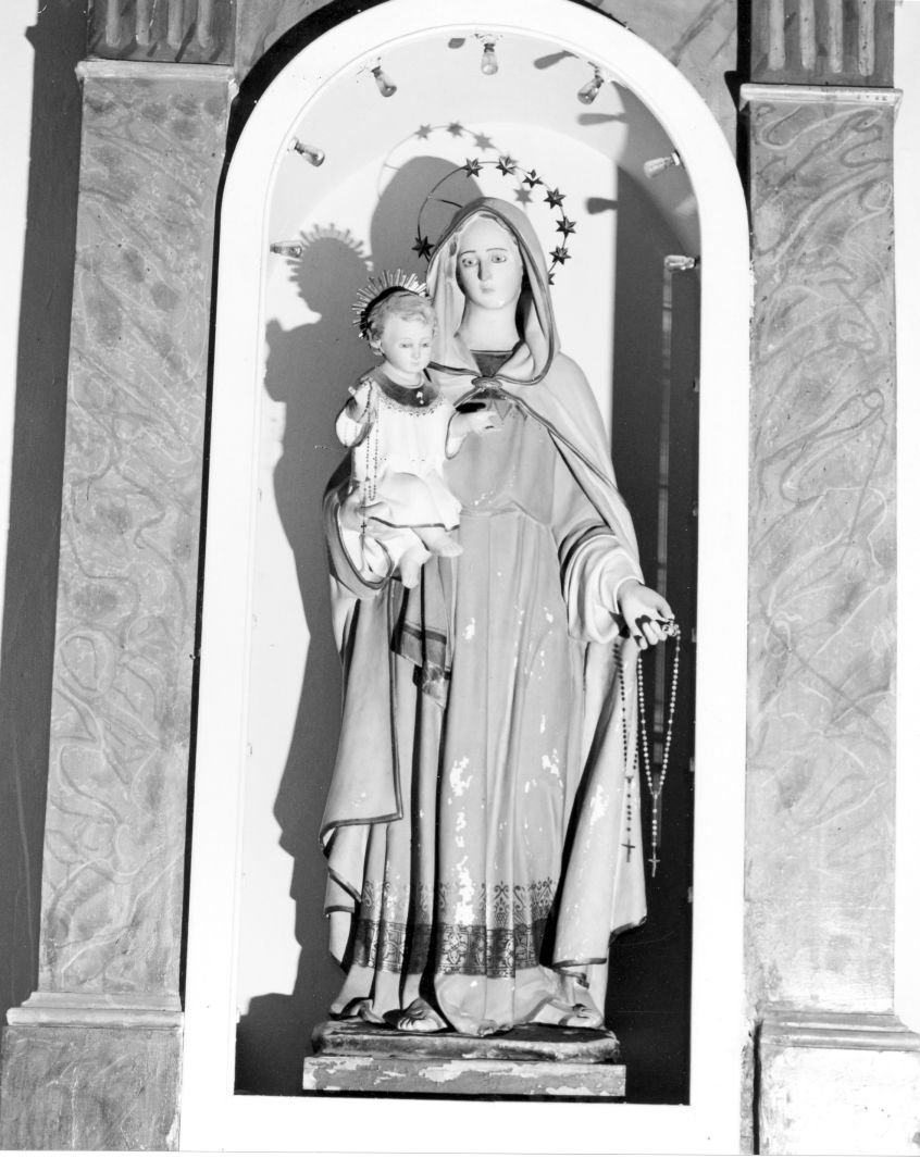 Madonna del Rosario (statua) - bottega campana (sec. XIX)