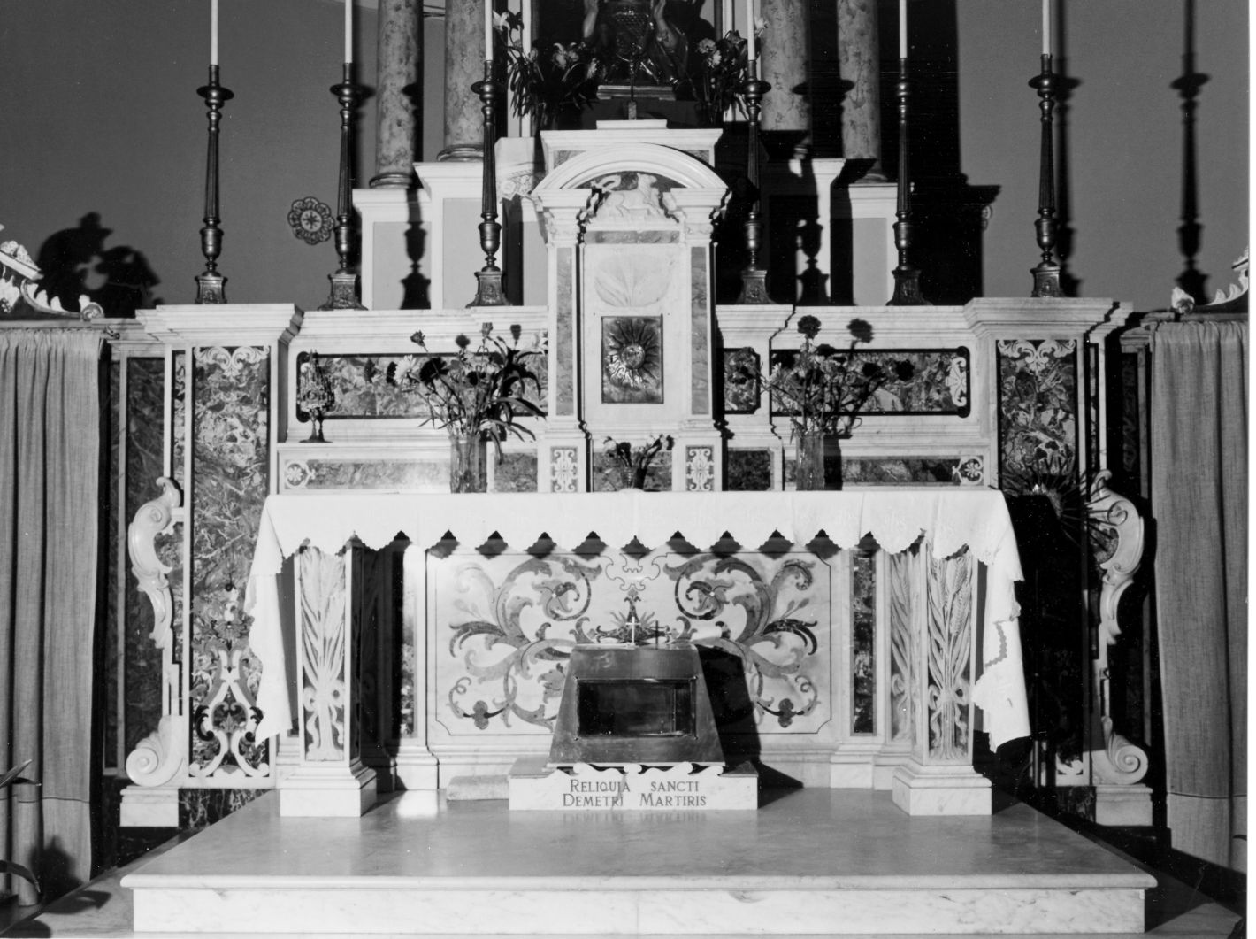 altare maggiore - bottega campana (sec. XIX)