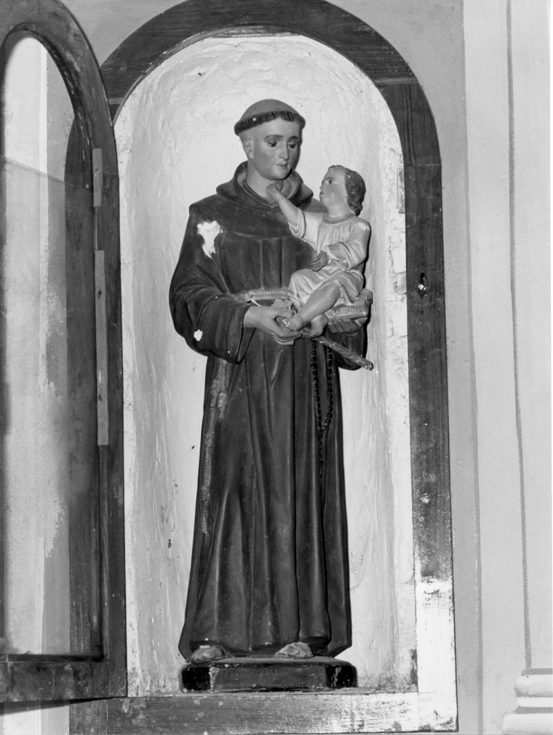 Sant'Antonio da Padova (statuetta) - bottega campana (sec. XIX)