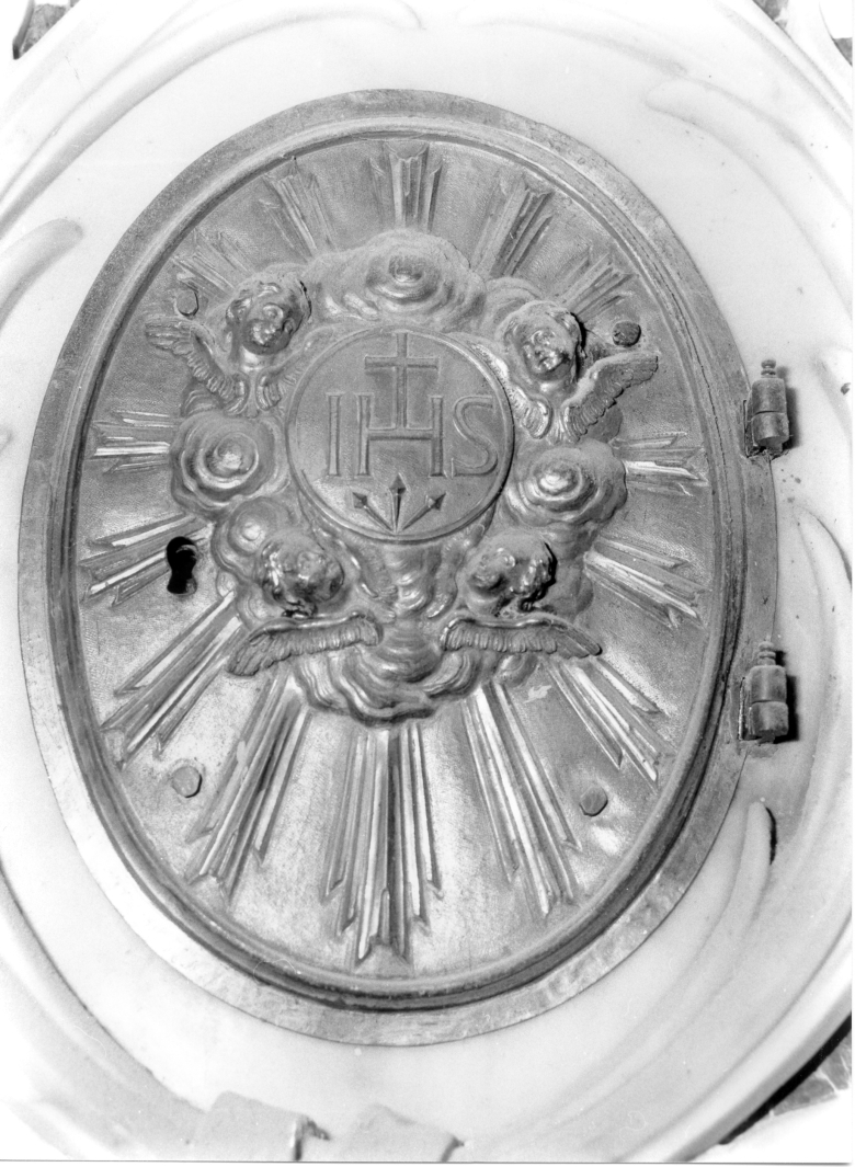 sportello di tabernacolo, elemento d'insieme - bottega campana (fine/inizio secc. XVIII/ XIX)