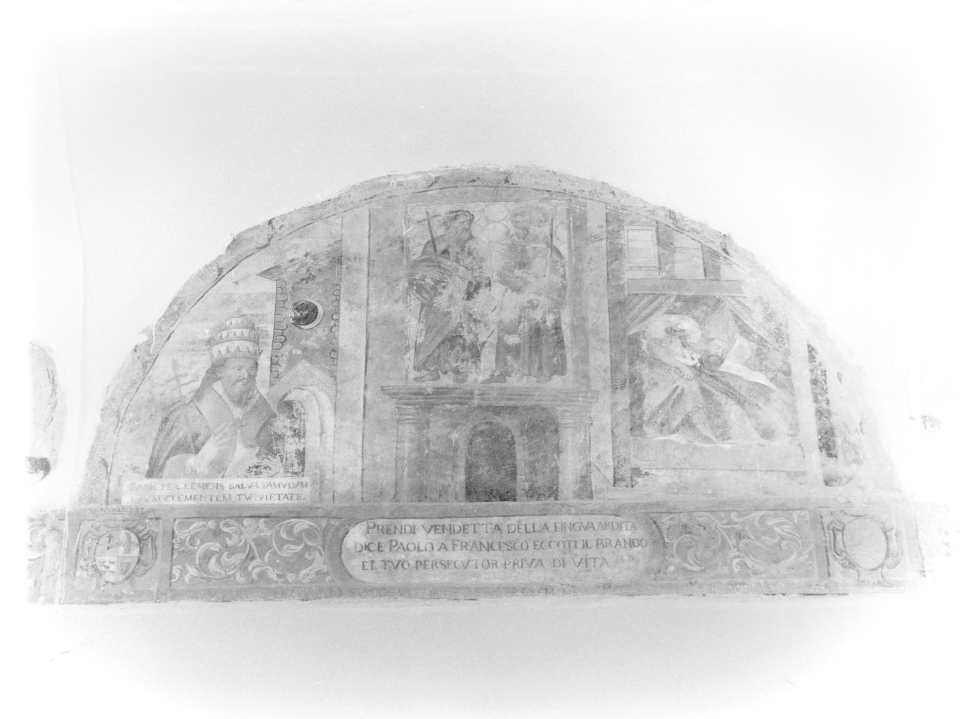 episodio della vita di San Francesco d'Assisi (dipinto, elemento d'insieme) - ambito campano (sec. XVII)