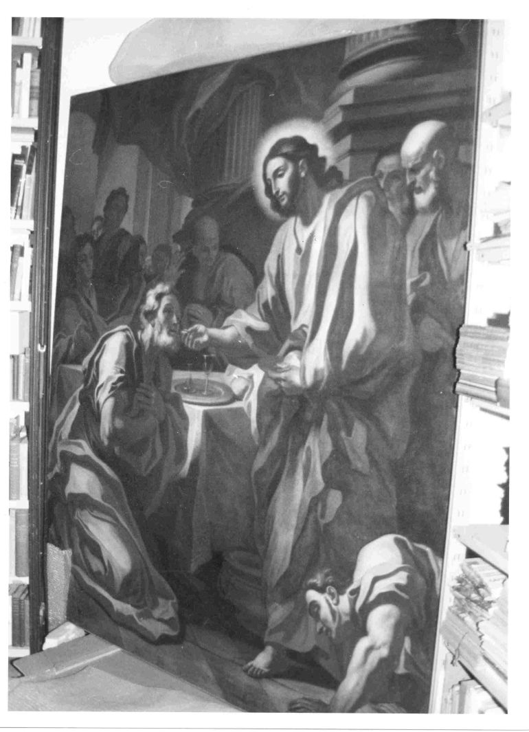 comunione degli apostoli (dipinto) di De Asie Andreas (sec. XVIII)
