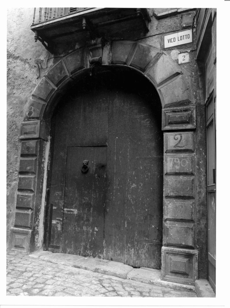 portale, opera isolata - bottega campana (seconda metà sec. XVIII)