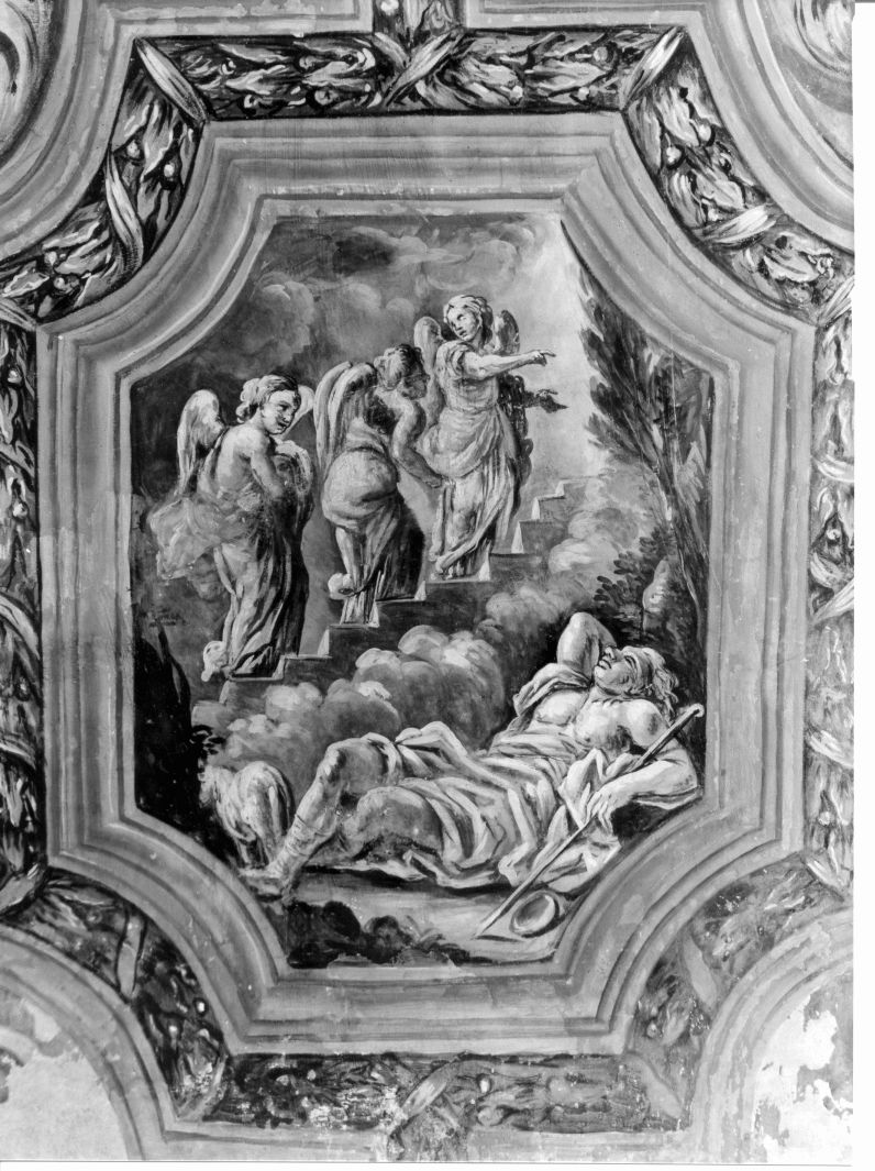 sogno di Giacobbe (decorazione pittorica, ciclo) di De Martino Francesco (attribuito) (sec. XVIII)