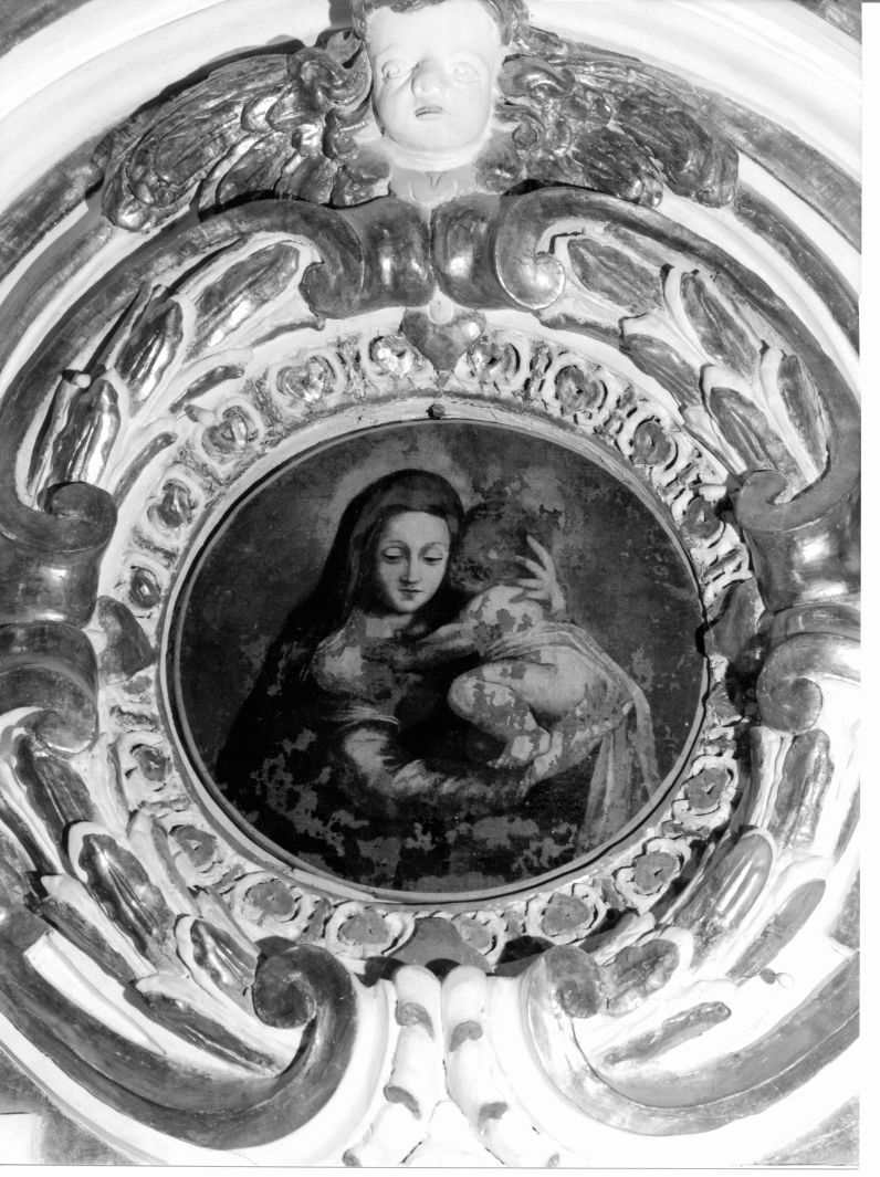 Madonna con Bambino (dipinto) - bottega napoletana (fine sec. XVII)