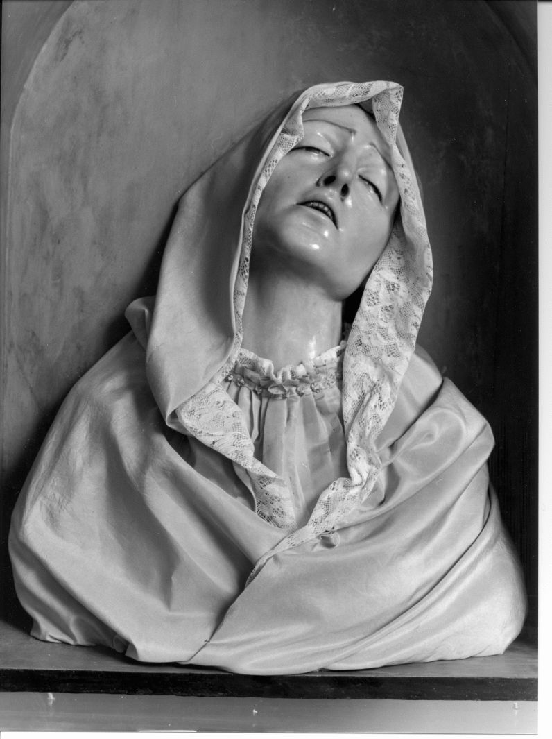 Madonna Addolorata (busto, pendant) - bottega napoletana (prima metà sec. XVIII)