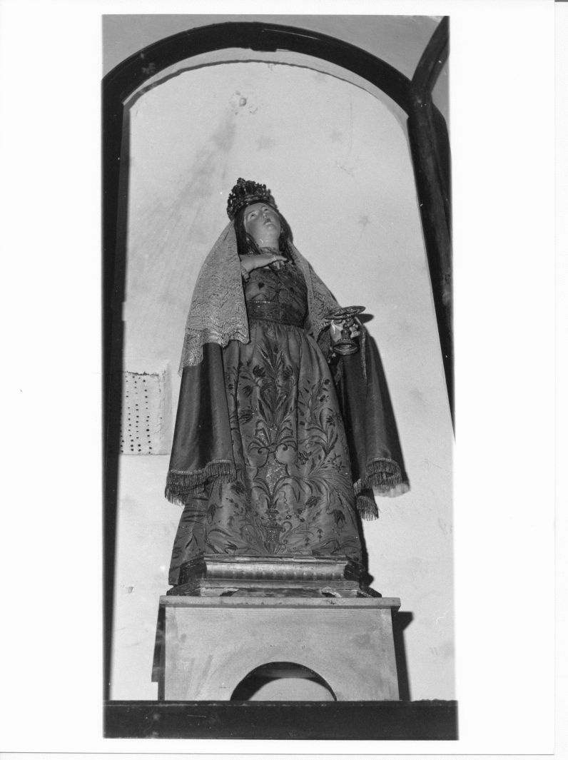 Santa Lucia (statua, opera isolata) - bottega napoletana (prima metà sec. XX)