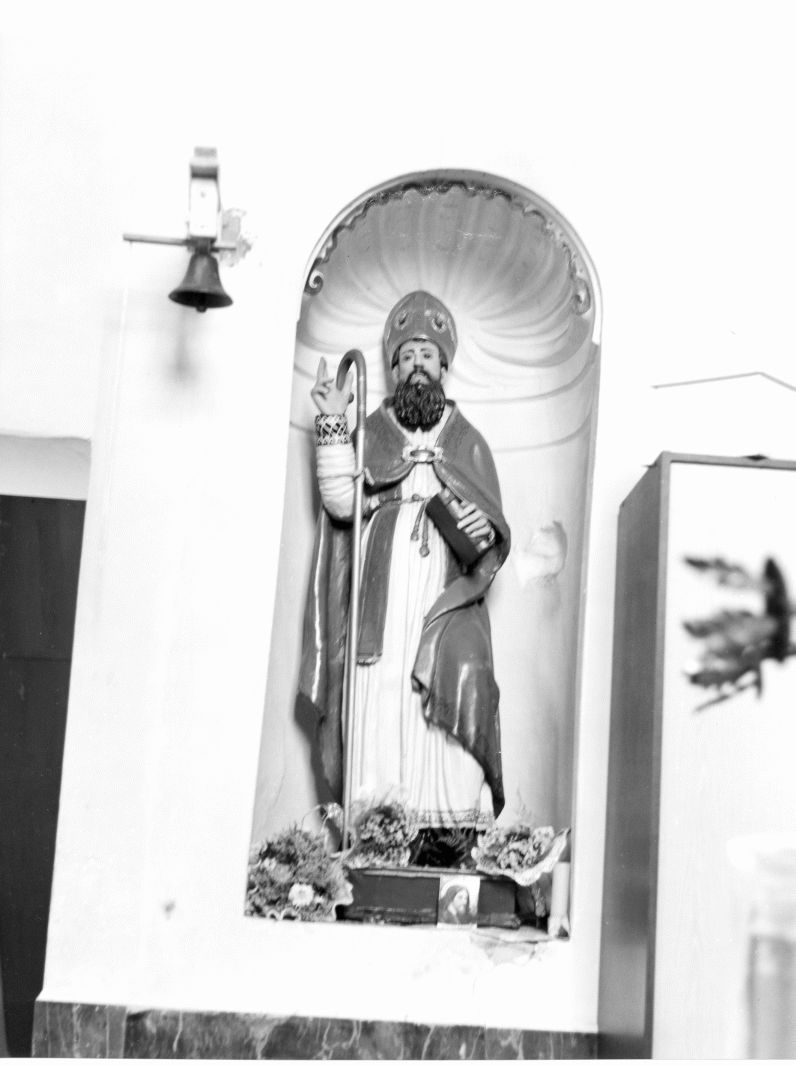 San Biagio (statua, opera isolata) - bottega campana (sec. XIX)
