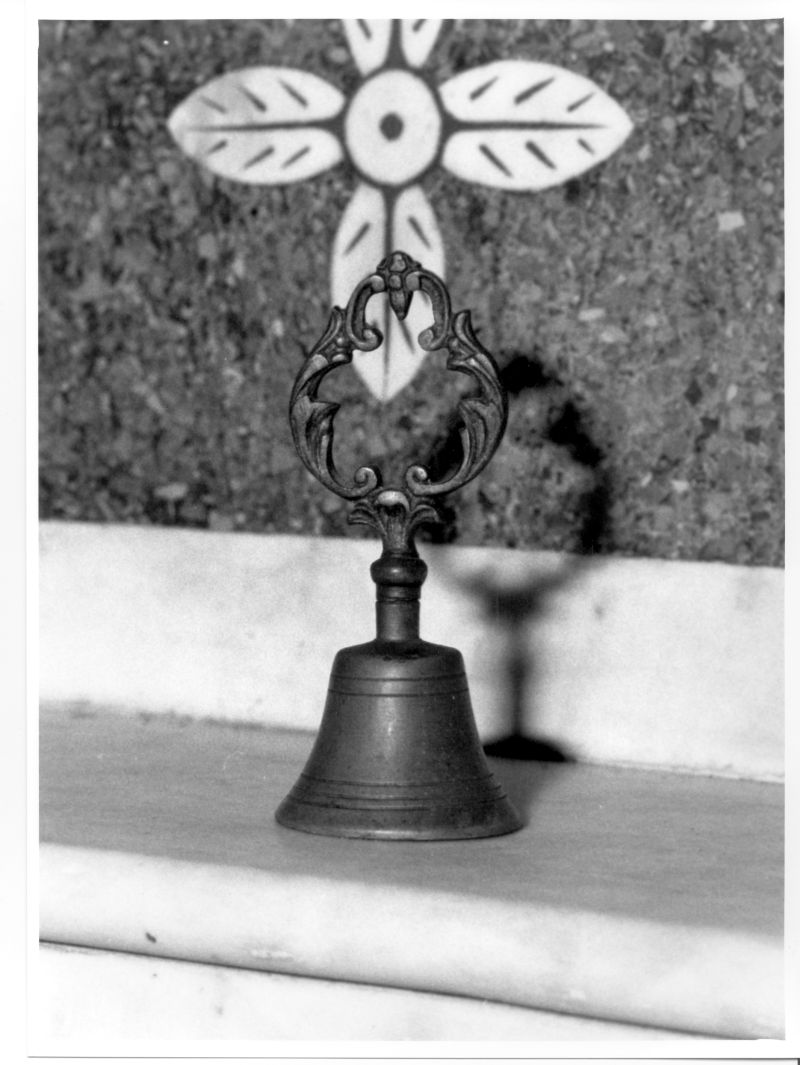 campanello d'altare - bottega campana (fine/inizio secc. XVIII/ XIX)