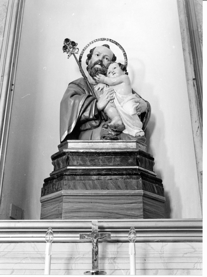 San Giuseppe (scultura, opera isolata) - bottega campana (sec. XIX)