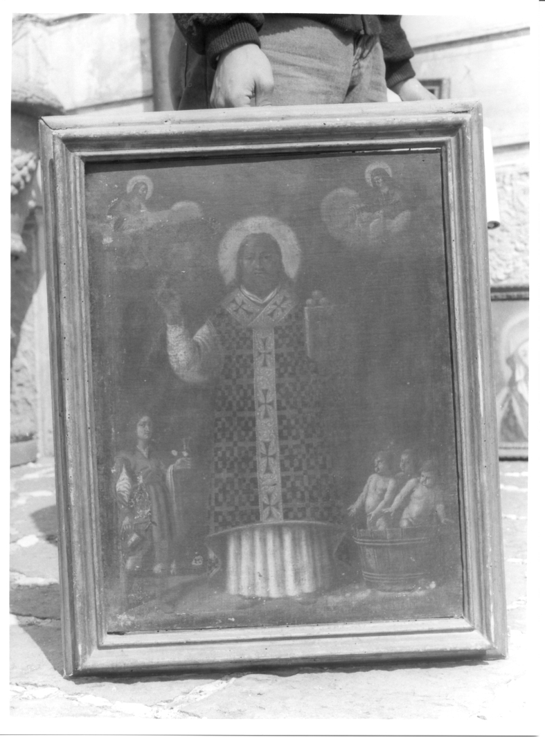 San Nicola di Bari (dipinto) - ambito campano (sec. XVII)