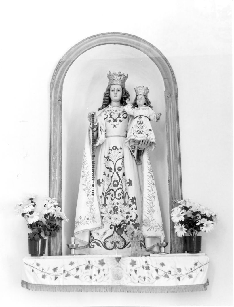 Madonna con Bambino (manichino) - bottega campana (sec. XIX)