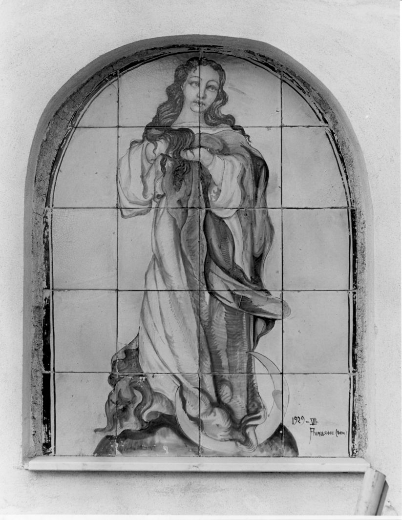 Madonna Immacolata (dipinto) di Avallone Pasquale (sec. XX)