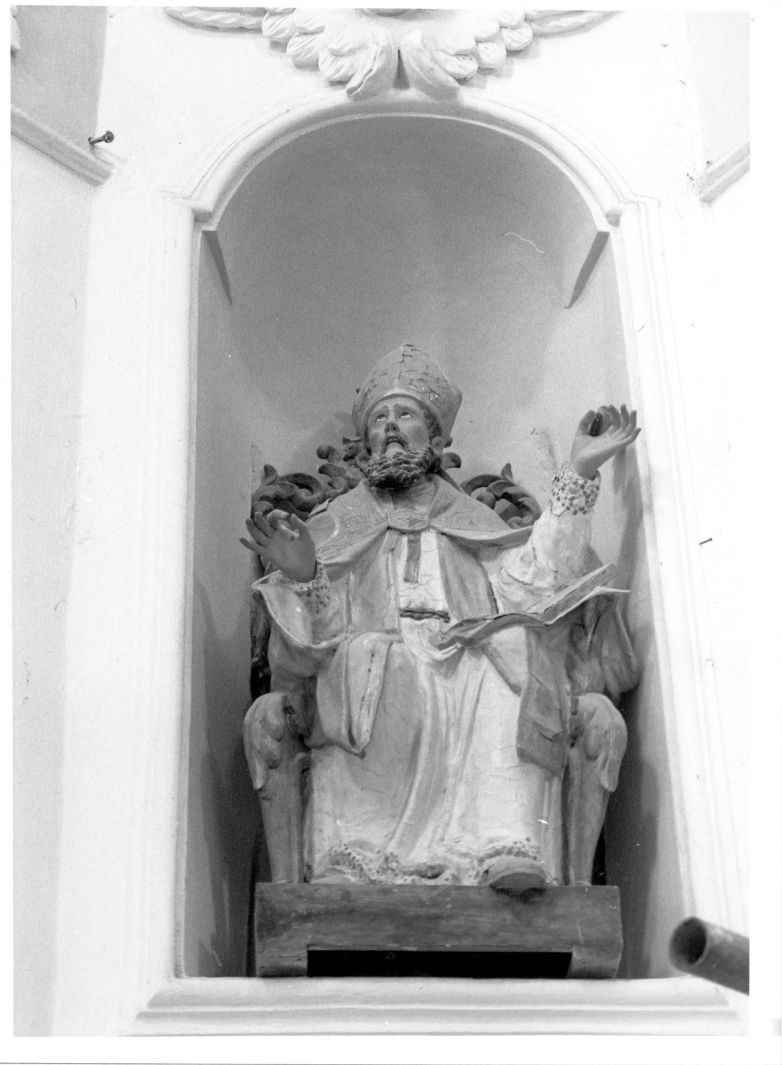 Sant'Ambrogio (statua) - bottega campana (sec. XVII)