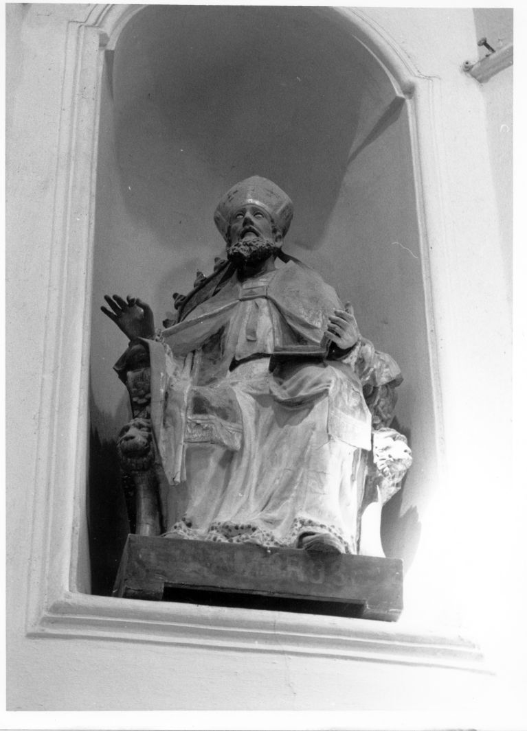 Sant'Agostino (statua) - bottega campana (sec. XVII)