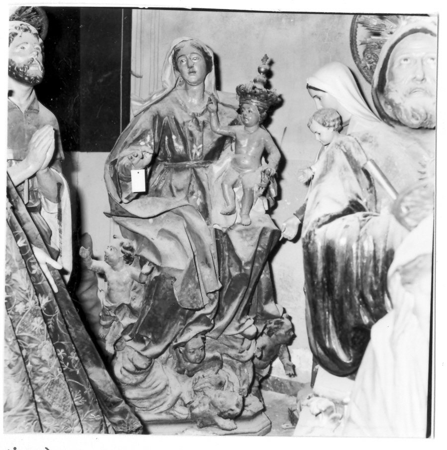 Madonna del Carmelo (manichino) - bottega campana (sec. XIX)