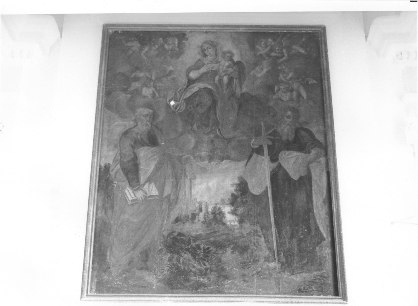Madonna con Bambino e Santi (dipinto) - ambito Italia meridionale (seconda metà sec. XVI)