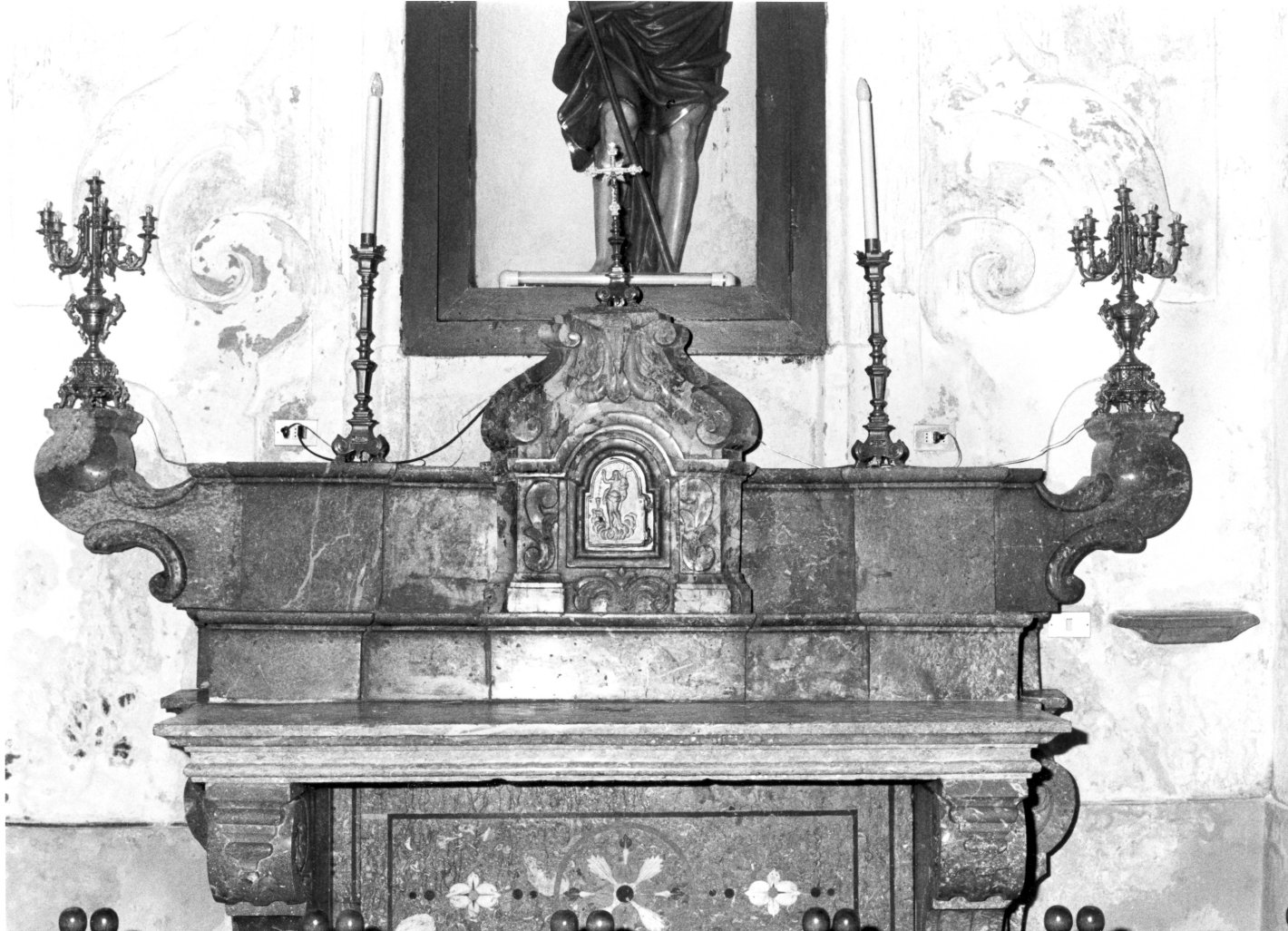 altare, opera isolata - bottega campana (sec. XVIII)