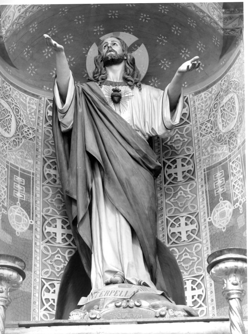 Cristo redentore benedicente (scultura) - bottega campana (fine/inizio secc. XIX/ XX)