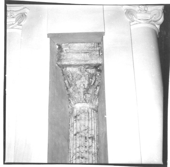 capitello corinzio - bottega campana (sec. XII)