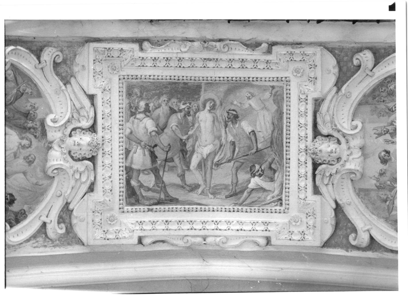 episodio della vita di San Pantaleone (dipinto, elemento d'insieme) - ambito campano (prima metà sec. XVII)