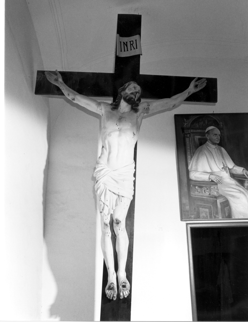 Cristo crocifisso (statua) - bottega campana (sec. XIX)
