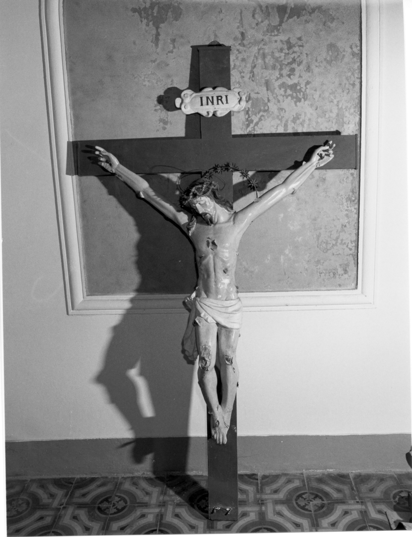 Cristo crocifisso (statua) - bottega campana (fine/inizio secc. XVIII/ XIX)