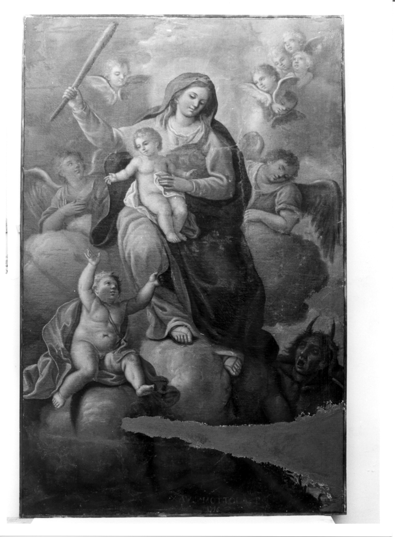 Madonna del Soccorso (dipinto) di Mottola Saverio (sec. XVIII)