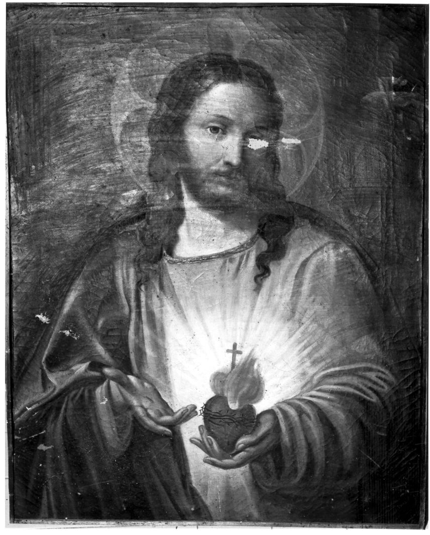 Sacro Cuore di Gesù (dipinto) - ambito campano (sec. XIX)